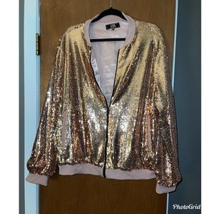 Rose Gold Sequin Jacket